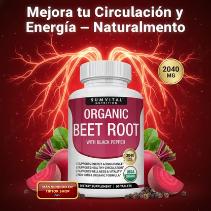 Sumvital Top Luxe Raíz de Remolacha Orgánica Sumvital