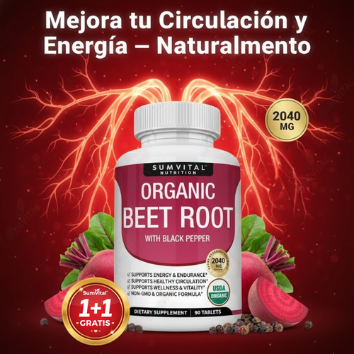 Sumvital Top Luxe Raíz de Remolacha Orgánica Sumvital