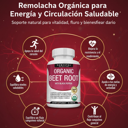 Sumvital Top Luxe Raíz de Remolacha Orgánica Sumvital