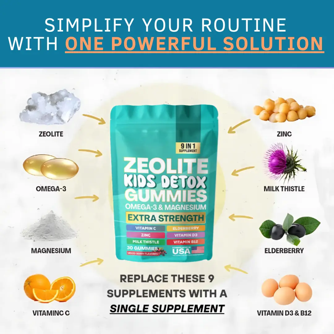 Zeolite Kids Detox Gummies Sumvital