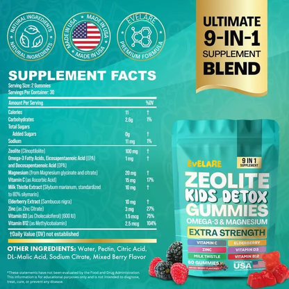 Zeolite Kids Detox Gummies Sumvital