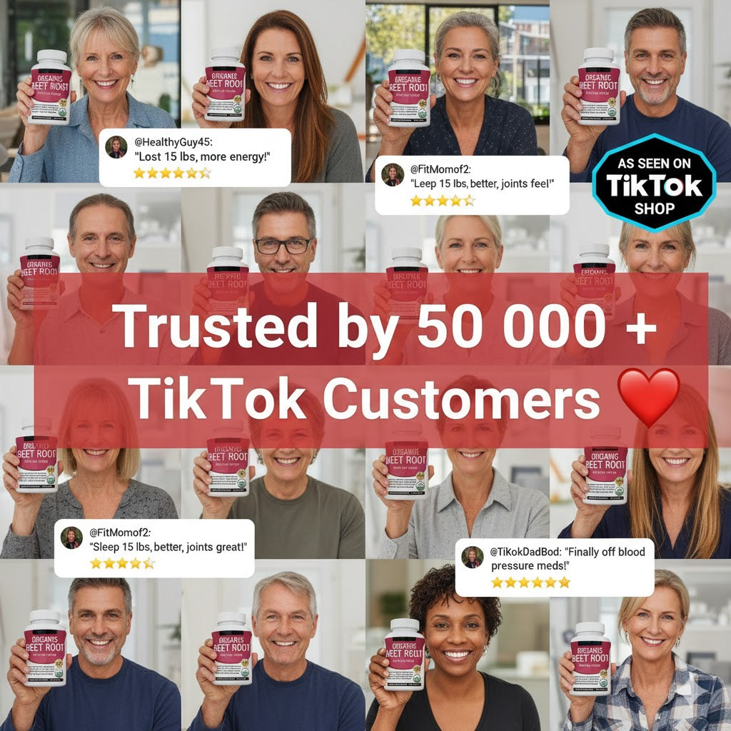 Organic Beet Root Tablets – Nitric Oxide Booster for Energy & Circulation Sumvital